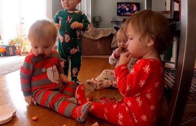 Vier Kinder. Quelle: YouTube Screenshot